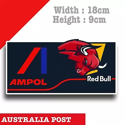 Red Bull AMPOL Australia Angry Bull Logo  Sticker • $7