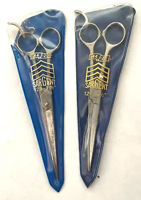 Vintage Sargent Barber Scissors (2) Model 129   Germany  Pre-owned • $30