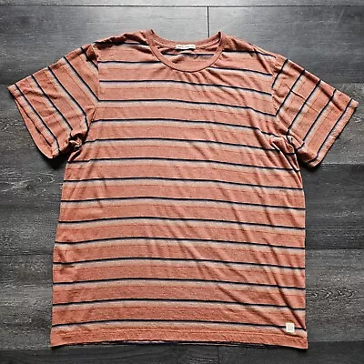 Marine Layer T Shirt Mens L/XL Multicolor Striped Casual Tencel Sustainable • $24.88