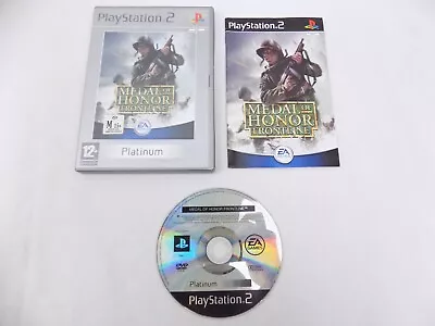 Mint Disc Playstation 2 Ps2 Platinum Medal Of Honor Frontline - Inc Manual Fr... • $10.90