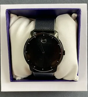 Brand New Movado Bold Men’s Black Dial Black Mesh Band Watch 3600261 • $285