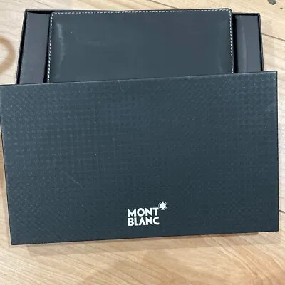 Montblanc Memo Pad Black Notebook Men's Pocket Book New Unused From Japan • $289.79