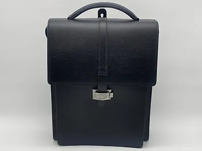 Montblanc 4810 Westside Black Leather Medium Backpack New 100% Genuine Rp $1620 • $800