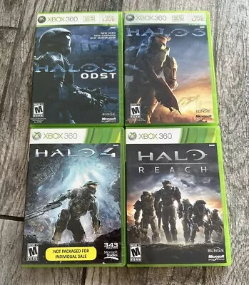 Halo 3/Halo 3 ODST/Halo 4/Halo Reach Xbox 360 CIB Lot Tested Fast Ship • $34.99