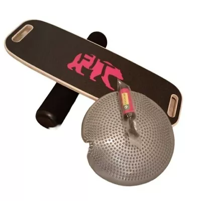 Barefit Balance Board  | Bongo Indo Surf Skate Fitness Training (W/ Ball) • $34.99