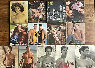 *LOT Of 13* Abercrombie & Fitch A&F Quarterly Catalogs 1998-2004 Magalogs • $690