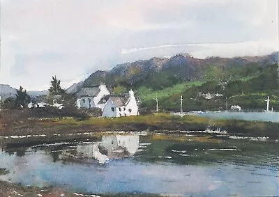 Aceo Handpainted Original Plockton Scottish Highlands Signed By The Artist • £1.99