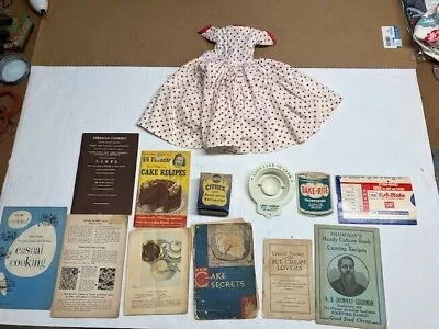 Junk Drawer Finds Vintage Cookbooks Vintage Doll Dress Kitchen Items • $2.99