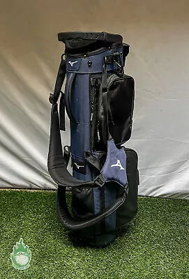Used Mizuno 4-Way Stand Golf Bag Blue 6 Pockets W/ Rainhood • $129.99
