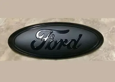 2011-2016 Ford F250 Tailgate Emblem With Camera MATTE BLACK AND GLOSS Emblem. 7  • $110