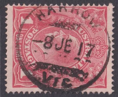 $10 • Buy VICTORIA POSTMARK  HARROW  ON 1d RED KGV DATED 1917  (A24331)