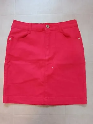 Missguided 10 Red Short Skirt. • £3.99