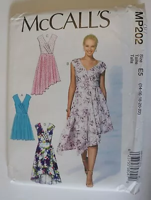 McCalls 7317 / MP202 Misses Dress Sizes 14-22 Sewing Pattern • $8