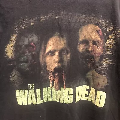 The Walking Dead Walker Trio T-Shirt (Men’s L/Black) • $9