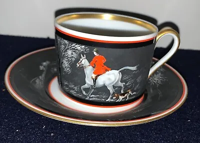 $22.99 • Buy VA Portugal Fox Hunting Scene Decorative CUP And SAUCER (Portugal)