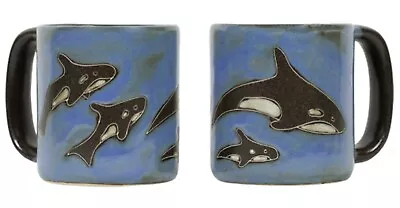 Mara Stoneware Mug - Orcas 16 Oz   (510N4)   • $22.95