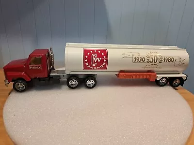 Vintage 50th Anniversary INTERNATIONAL CW TRANSPORT FUEL TANKER SEMI TRUCK • $35.39