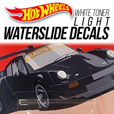 1/64 Scale PORSCHE 934 / RWB Head Tail Light WaterSlide Decal Custom Hot Wheels • $7.99