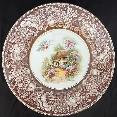 W R Midwinter Plate Landscape ‘Homestead’10  Multicolor Dinner Platter • $22