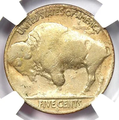1937-D 3 Legs Buffalo Nickel 5C Three Legged Coin - Certified NGC VF Detail • $726.75