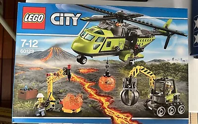 Lego City 60123 Volcano Explorers VOLCANO SUPPLY HELICOPTER • $125