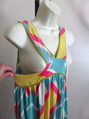 NWT T-Bags Dress Stretchy Knit Colorful Print Sleeveless Size S NWT • $36.95