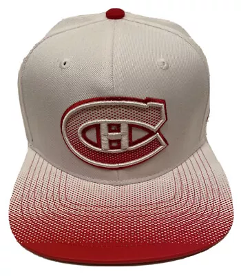 Zephyr NHL Montreal Canadiens  Gradient  Flat Bill SnapBack Hat NEW WITH TAGS • $29.99