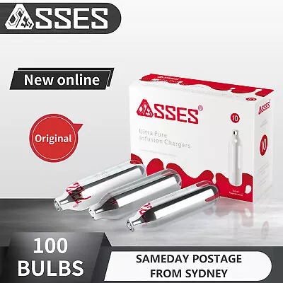$41 • Buy SSES Brand WHIPPED CREAM CHARGERS - 100 BULBS