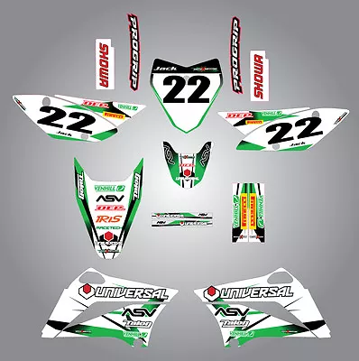 Full  Custom Graphic  Kit - STORM - KLX  110 -  2011 To Present • $128.66