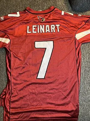 Vintage Reebok NFL Equipment Matt Leinart Jersey M Mens Arizona Cardinals Home • $19.99