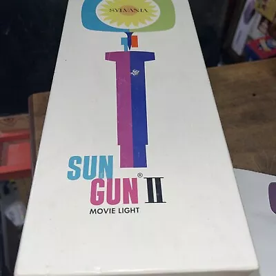 Vintage Sylvania Sun Gun Movie Light Model SG-55 In Original Packaging - WORKS! • $20