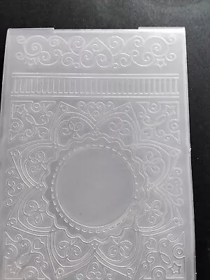 4x6 Embossing Folder Large Flower Plus Borders From This One Embossing Folder Us • £3