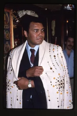 Muhammad Ali Peoples Choice Elvis Presley Cape Camera Original 35mm Transparency • $29.99