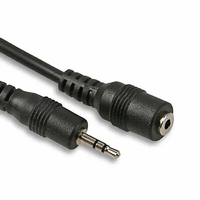 2.5mm Mini Stereo Jack Male To Female Headphone Extension Audio Cable 2m 3m 5m • £3.95