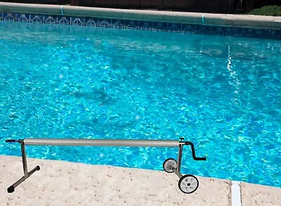 Stainless Steel In-ground Solar Pool Cover Reel For Pools Up To 16' Wide • $139.99