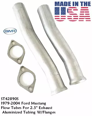2.5  2 1/2  FORD MUSTANG Flow Tubes With Intermediate Pipe  CNC MANDREL BENDS  • $46.95