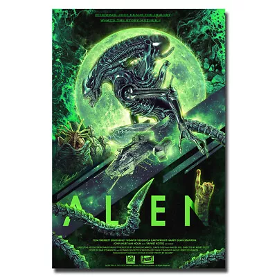 Alien Classic Movie Poster Film Art Cool Picture Silk Canvas Print Room Decor • $5.26