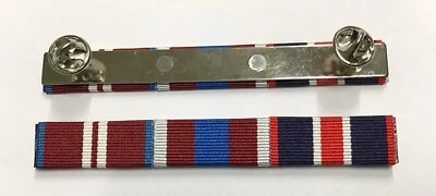 £9.99 • Buy Kings Coronation + Queens Jubilee Diamond Platinum Ribbon Bar (Official Ribbons)