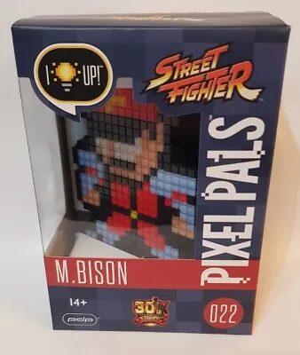 NEW: M.Bison Steet Fighter 30th Anniversary 2017 Pixel Pals #022 Lights Up(#133) • $60