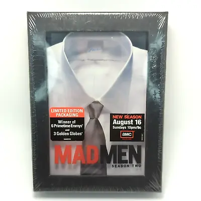 Mad Men Season 2 AMC DVD Limited Edition Packing Factory Sealed NEW • $4.49