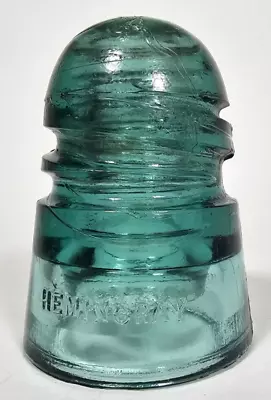 Vintage Hemingray Patented Oct 8 1905 Glass Insulator Railroad Telephone • $9.95