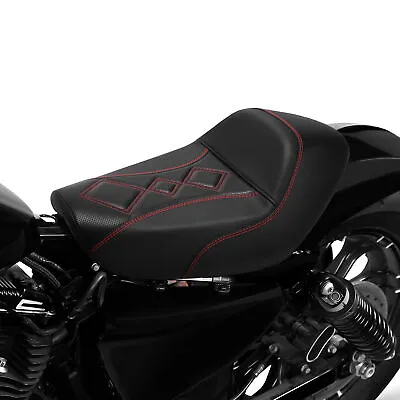 Driver Rider Solo Seat Fit For Harley Sportster XL 883 1200 48 72 Custom 2010-Up • $135