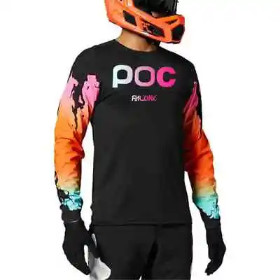Men Cycling Jersey MTB Downhill T-shirt Sport Bicycle Shirt Jersey Cycling Wear • $23.85