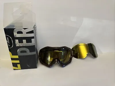 Von Zipper Snowboard Ski Goggles- Bushwick Chocolate Bronze Gold Xtra Lens • $24.99