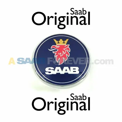 SAAB 9-3 9-5 9-7x 9-4x HOOD EMBLEM GRIFFIN NEW GENUINE OEM 12844161 • $37.99