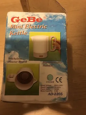 Gebe Mini Electric Kettle AD-2205 • £5