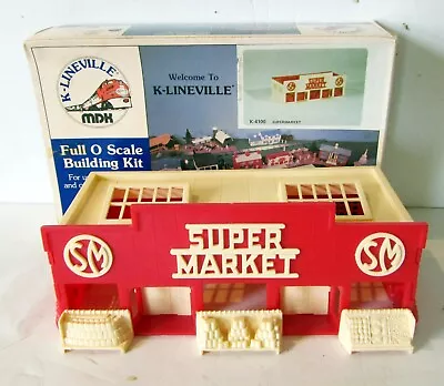 3 Vintage K-LINEVILLE O Gauge Buildings Supermarket School & Factory • $49