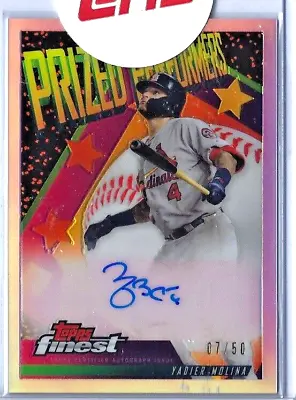 Yadier Molina 2019 Topps Finest Prized Performers Refractor Auto #50 Autograph • $279.99