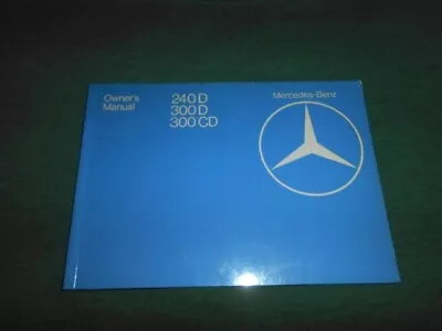 Mercedes 240d 300d 300cd M123  Old Stock Factory Owners  Manual Never Used • $24