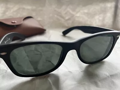 Ray-Ban New Wayfarer 2132 Black Frame Sunglasses Unknown Rx Prescription Lenses • $22